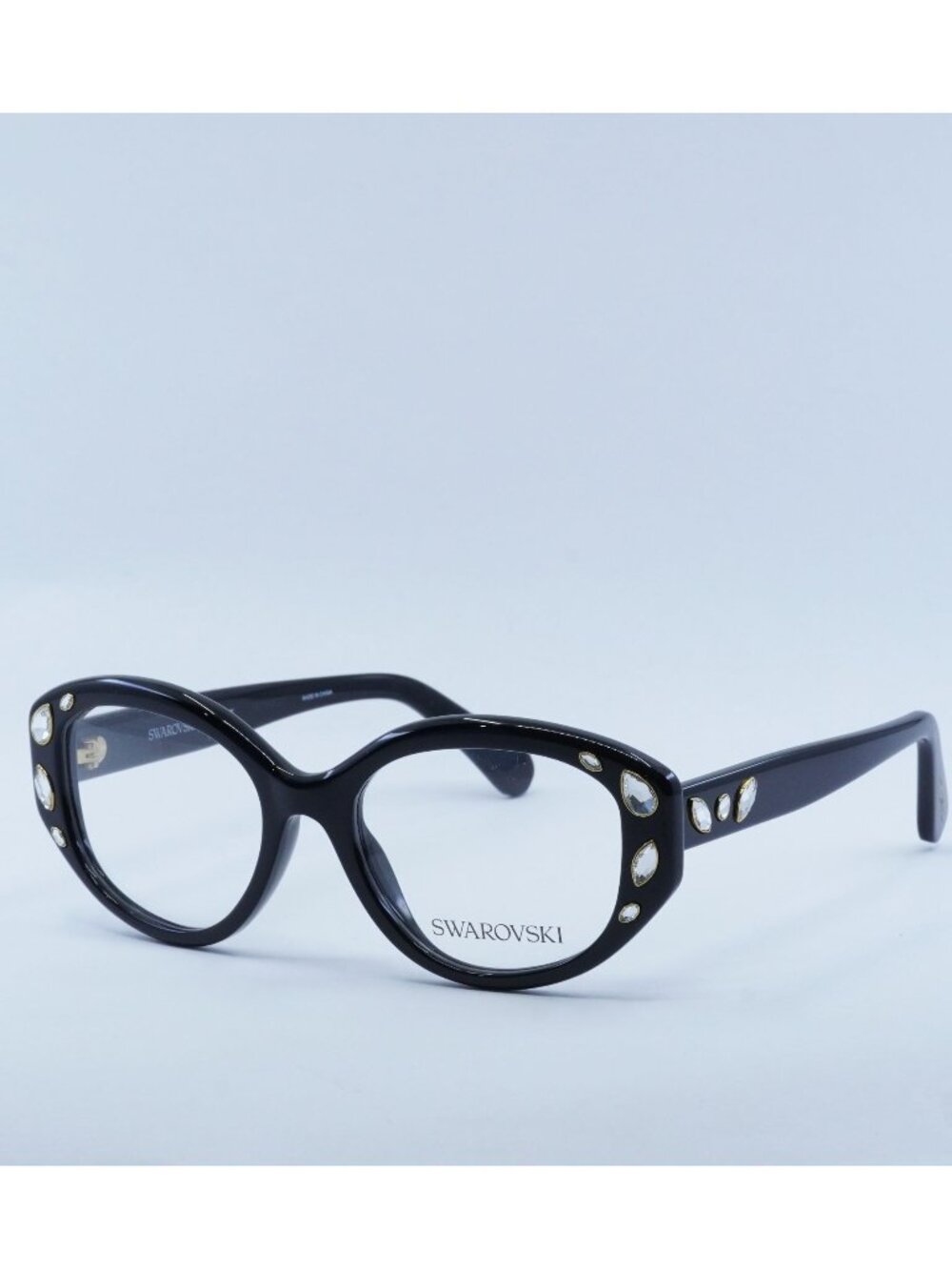 Swarovski SK2006 1001 Eyeglasses Black 52mm Geometric Frame